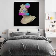 Dünyatablo Vaporwave Tarzı Çağdaş Sanat Kanvas Tablo