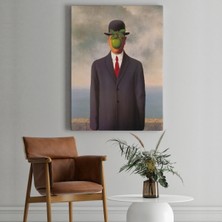 Dünyatablo Renee Magritte'in Adamın Oğlu Isimli Eseri Kanvas Tablo