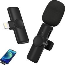 Blic Blm-1 2.4 G Wireless For iPhone Lightning Kablosuz Yaka Mikrofonu