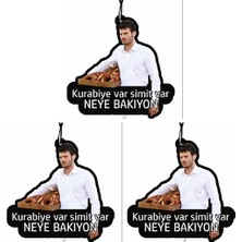 Jet Hızında Jethızında 3'lü Set Kurabiye Var Simit Var Oto Kokusu