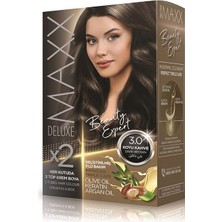 Maxx Deluxe Deluxe Krem Set Boya  3.0 Koyu Kahve