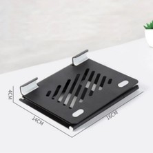 Buffer Buffer®  Ayarlanabilir Metal Dizüstü Destek Tabanı Katlanabilir Taşınabilir Laptop Sehpası Yükseltici Stand