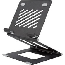 Buffer Buffer®  Ayarlanabilir Metal Dizüstü Destek Tabanı Katlanabilir Taşınabilir Laptop Sehpası Yükseltici Stand