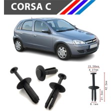 Moda Garage Opel Corsa C Tampon Klipsi 51111964186 50 Adet