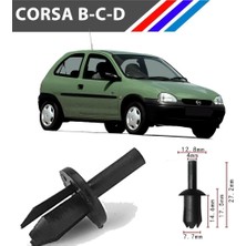 Moda Garage Opel Corsa B-C-D Davlumbaz Klipsi 1719242  25 Adet