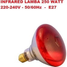 Infrared Isıtıcı Lamba 250 Watt