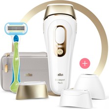 Braun Silk Expert Pro 5 PL5257 400.000 Atımlı 3 Başlıklı Yeni Nesil Ipl + Tasarım Çanta