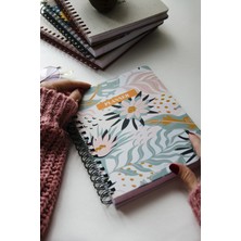 Co Notes  A5 Süresiz Planlayıcı Tarihsiz Ajanda Çiçek Desenli
