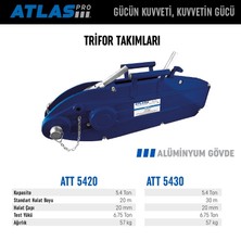 Atlas ATT5420 Trifor Halatlı Çektirme Takım