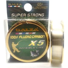 Fladen Balza X5 100% Fluora Carbon Süper Strong Olta Misinası 50MT -0.21MM - 6.70KG
