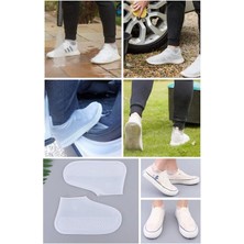 Perfect Shop Silikon Yağmur Koruyucu Ayakkabı Kılıfı Kaymaz Su Kir Geçirmez Medium (34-39)