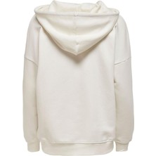 Only 15245297-22K Onlnoomı L/s Logo Hood Noos Kadın Sweatshirt