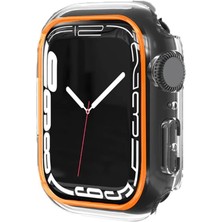 Binano Apple Watch 40MM Fosforlu Kasa Koruyucu Turuncu