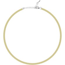 Merano Design 4mm Sarı Baget Choker