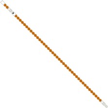 Merano Design 4mm Turuncu Su Yolu Bileklik