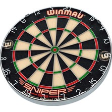 Winmau Profesyonel Dart Seti ( Winmau Sniper Hedef Tahtası ve 6 Adet Ok)