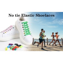 ipekbazaar Takbırak Lastikli Ayakkabı Bağcığı Bağlanmayan Akıllı Pratik Bağcık, Bot, Çocuk, Spor.. Için Uygun