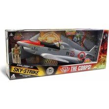 Sunman Oyuncak Askeri Uçak The Corps Sky Strike Askeri Jet 55 cm