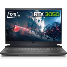 Dell Gaming G15 5520 Intel Core i5 12500H 8GB 512GB SSD RTX3050 Ubuntu 15.6" FHD Taşınabilir Bilgisayar
