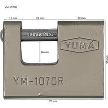 Yuma Asma Kilit Kayar Milli Yatay Gri 70 mm