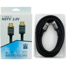 Codegen (CPS4K50) 5mt 4K 60HZ HDMI 2.0 - Ethernet 18 Gbps Metal Başlık HDMI Kablo
