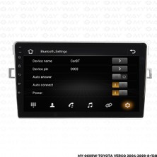 Myway Toyota Verso Android Carplay Multimedya Navigasyon Ekran Teyp 8GB+128GB