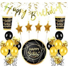 Çıtı Pıtı Store Happy Birthday Yazılı Parti Seti 16 Kişilik