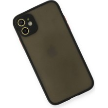 Newface Iphone 11 Kılıf Montreal Silikon Kapak - Siyah