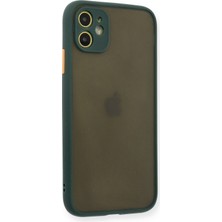 Newface Iphone 11 Kılıf Montreal Silikon Kapak - Yeşil