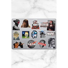 Kt Grup Aesthetic Temalı Laptop Notebook Tablet Sticker Seti 14 Adet
