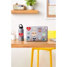 Kt Grup - Doktor Medicine Temalı Laptop Notebook Tablet Sticker Set 4