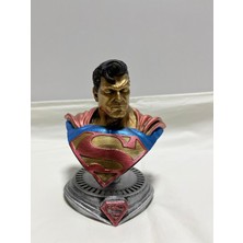 Atlas Hediye Dc Superman Dekoratif Biblo Büst Figür Heykel