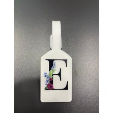 Seyahat Aksesuar E Harf Beyaz Bavul Etiketi,valiz Etiketi,kartlık,isimlik,bagaj Etiketi