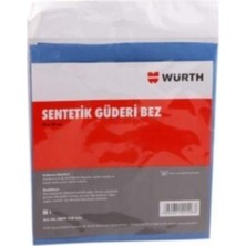 Würth Çok Amaçlı Torpido ve Genel Temizlik Bezi 38X60 cm Sentetik Güderi Bez Mavi 130 gr 2 Adet