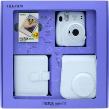 Instax Mini 11 Kare Albümlü 20'li Filmli Beyaz Box