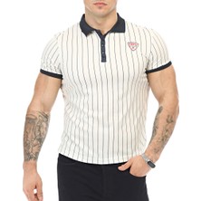 Raru S.p.q.o.r Erkek Polo T-Shirt Lıbertas Beyaz