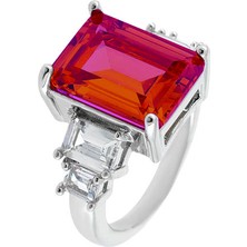 Merano Design Rose Baget Taşlı Yüzük