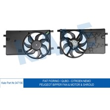 Kale Fan Motoru Fiorino 08 1.3d-Bipper 08 Nemo 08 1.4hdi Ac