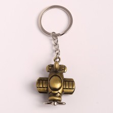 new life promosyon nl  Bronz Uçak Figürlü Metal ANAHTARLIK-ANAH257