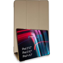 Newface Ipad 3 9.7 Kılıf Tablet Smart Kılıf - Gold