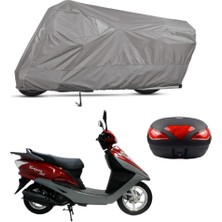 Teksin Mondial 125 Nt Turkuaz Arka Çanta Uyumlu Motosiklet Brandası Motor Brandası (A+ Kalite)