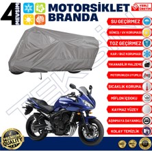 Teksin Yamaha Fz6 Fazer S2 Motosiklet Brandası Motor Branda (A+ Kalite)