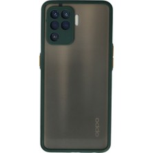 Newface Oppo Reno 5 Lite Kılıf Montreal Silikon Kapak - Yeşil