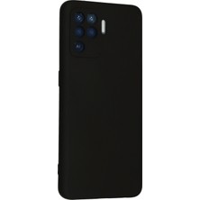 Newface Oppo Reno 5 Lite Kılıf Nano Içi Kadife  Silikon - Siyah