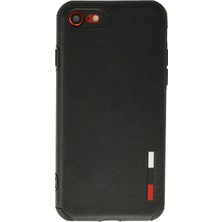 Newface Iphone 7 Kılıf Loop Deri Silikon - Siyah