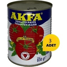 Akfa Domates Salçası 3 x 830 gr