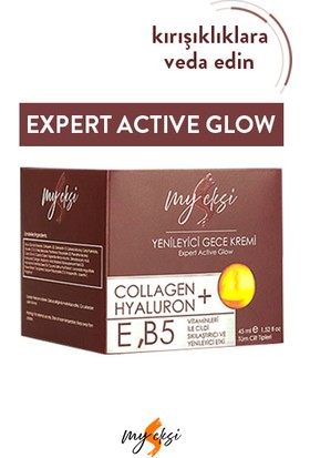 My Eksi Anti-Aging Multi-Effects Gece Kremi 45 ml (Hyaluron & Kolajen)