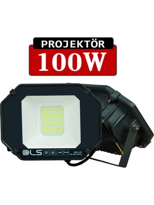 DLS Projektör 100W LED Döküm Kasa Dls Smd Beyaz Işık D100