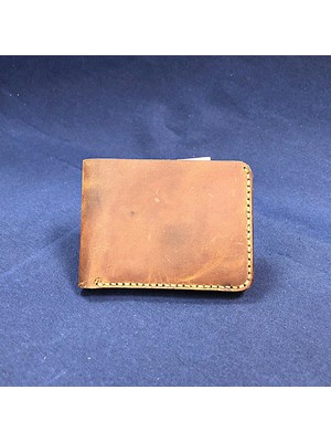 ipekbazaar Kendin Yap Hazır Kesim Parça Deri Bifold Yatay Erkek Cüzdan Yapımı Için Crazy Deri Hobi