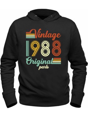 Alfa Tshirt Vintage 1988 Original Parts Siyah Tshirt